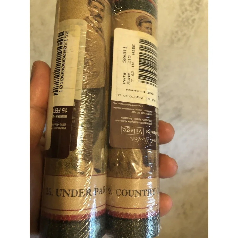 Raymond Waites Wallpaper Border Golf Club Golfer 15 Ft Each Sport LOT OF 3